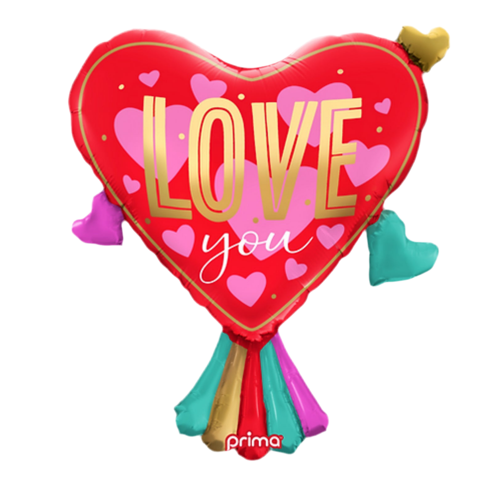 PRIMA 27" Love You Ruffle Collar Heart Shape